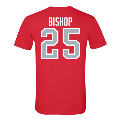 Ohio State Buckeyes Men's Soccer Student Athlete T-Shirt #25 Elijah Bishop