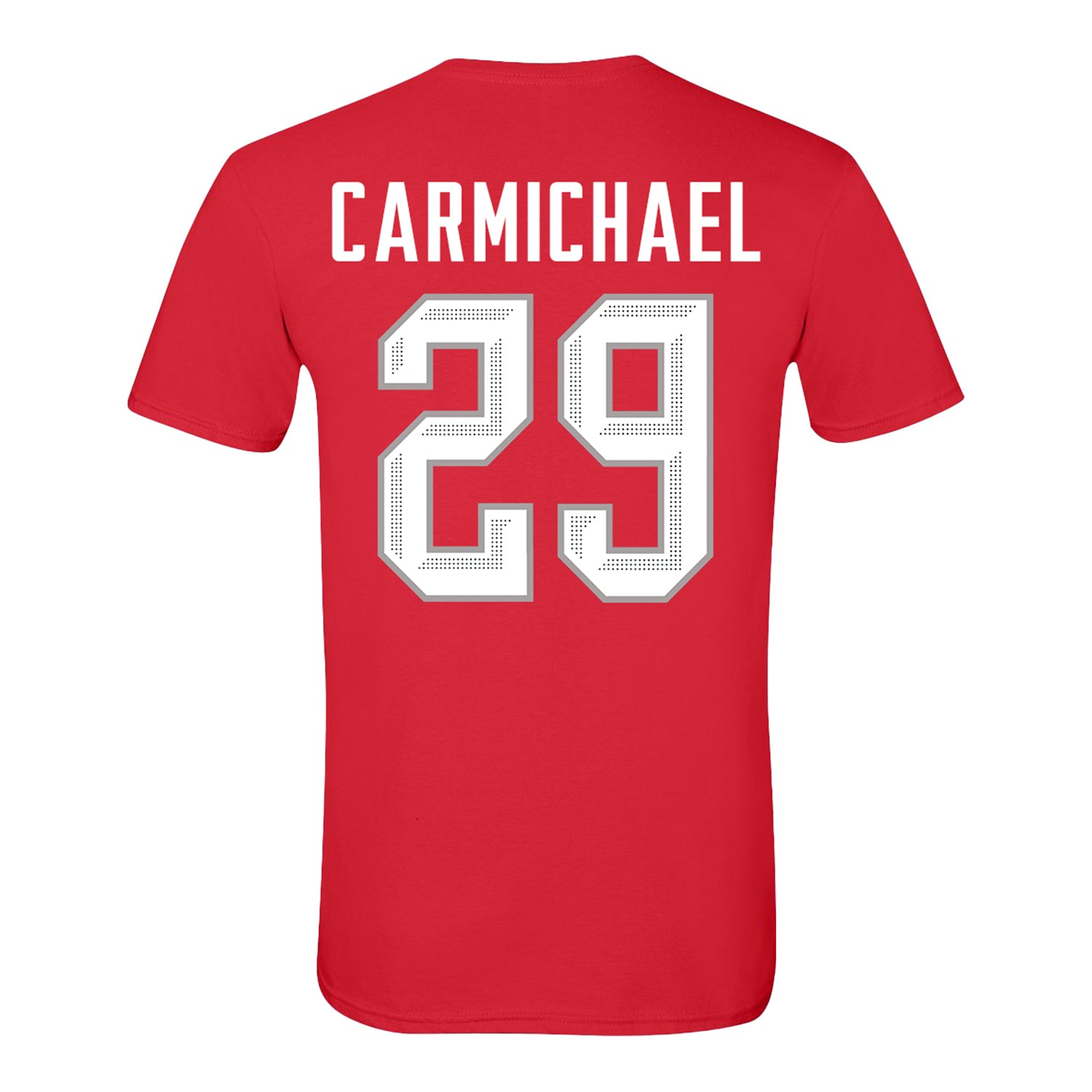 Ohio State Buckeyes Women's Hockey Student Athlete #29 Kassidy Carmichael T-Shirt - Back View