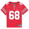Ohio State Buckeyes Nike #68 George Fitzpatrick Student Athlete Scarlet Football Jersey - Front View