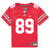 Ohio State Buckeyes Nike #89 Zak Herbstreit Student Athlete Scarlet Football Jersey - Front View