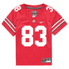 Ohio State Buckeyes Nike #83 Joop Mitchell Student Athlete Scarlet Football Jersey - Front View