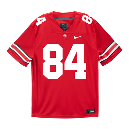 Ohio State Buckeyes Nike #84 Dorian Williams Student Athlete Scarlet Football Jersey - Front View
