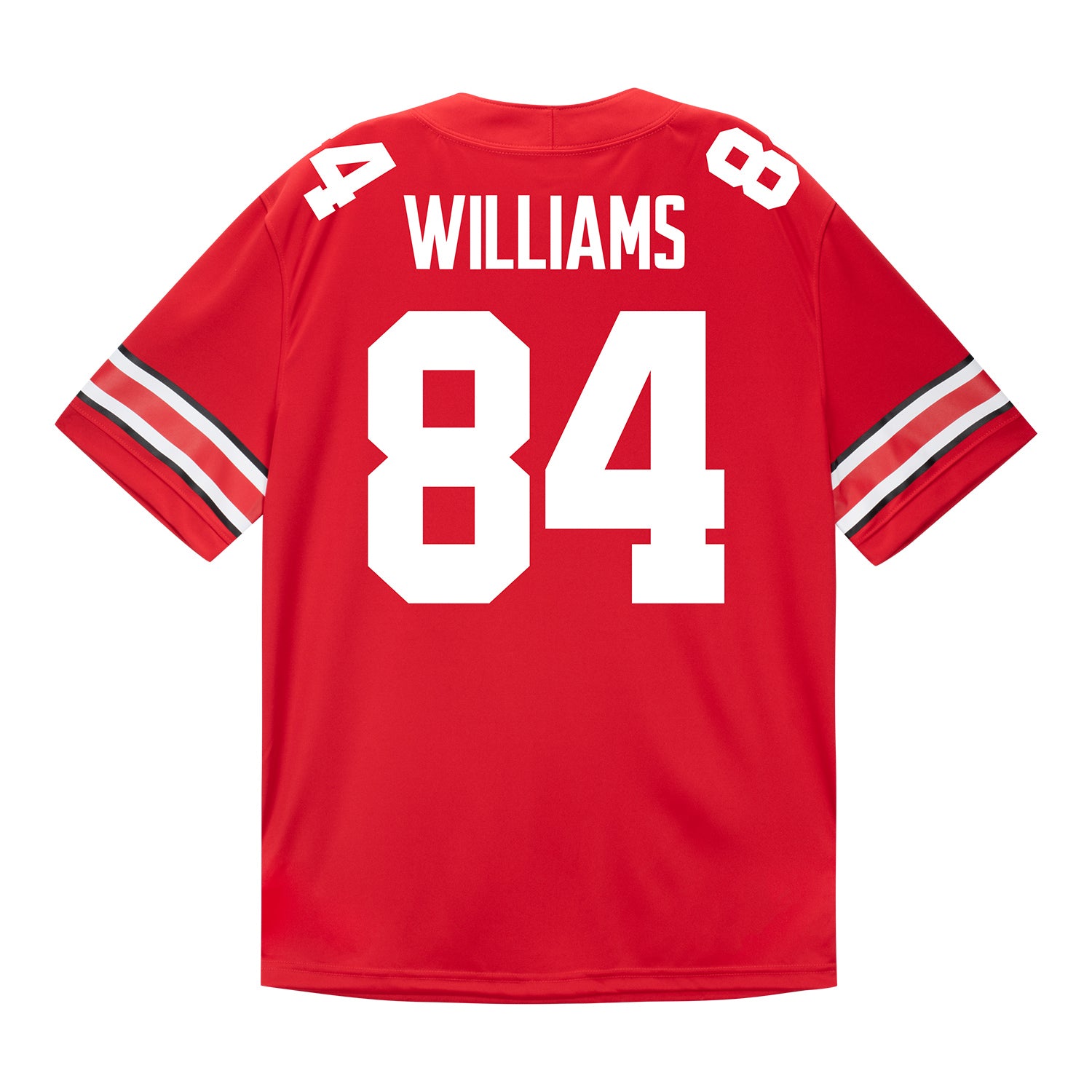Ohio State Buckeyes Nike #84 Dorian Williams Student Athlete Scarlet Football Jersey - Back View