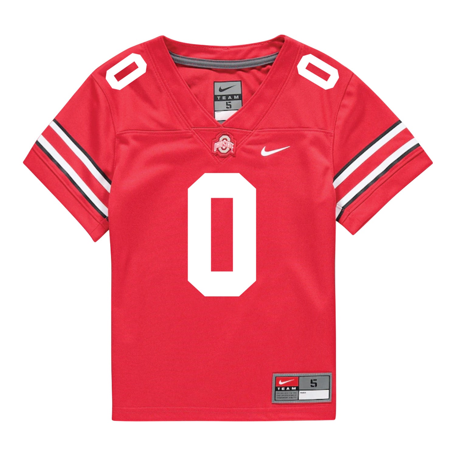 Ohio State Buckeyes Nike #0 Cody Simon Student Athlete Scarlet Football Jersey - Front View