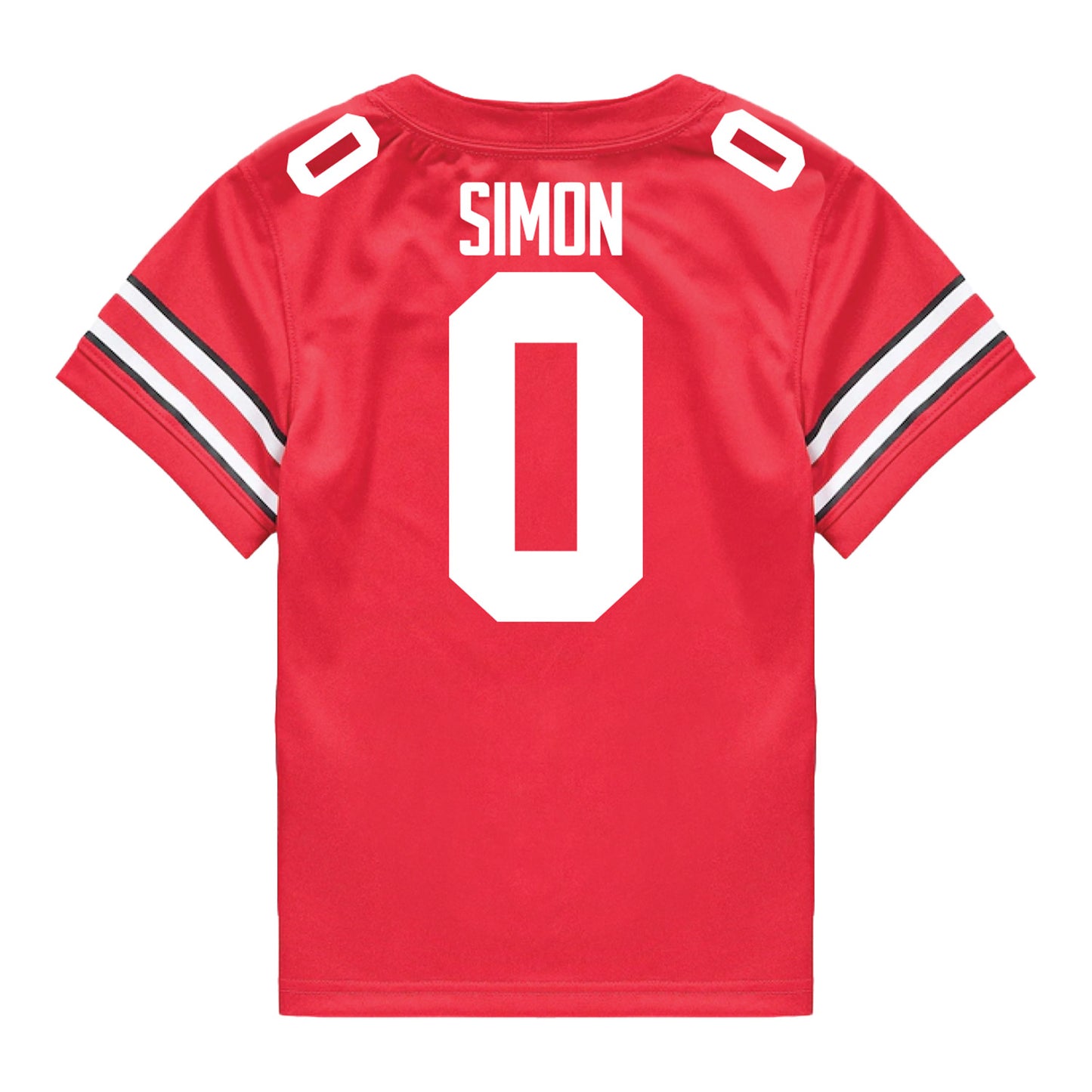 Ohio State Buckeyes Nike #0 Cody Simon Student Athlete Scarlet Football Jersey - Back View