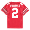 Ohio State Buckeyes Nike #2 Kourt Williams II Student Athlete Scarlet Football Jersey