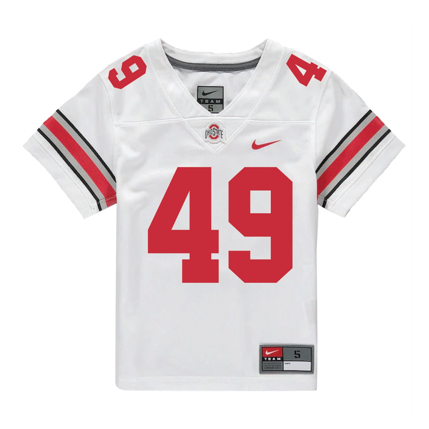 Ohio State Buckeyes Nike 49 Patrick Gurd Student Athlete White Footba