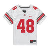 Ohio State Buckeyes Nike #48 Maxwell Lomonico Student Athlete White Football Jersey - Front View