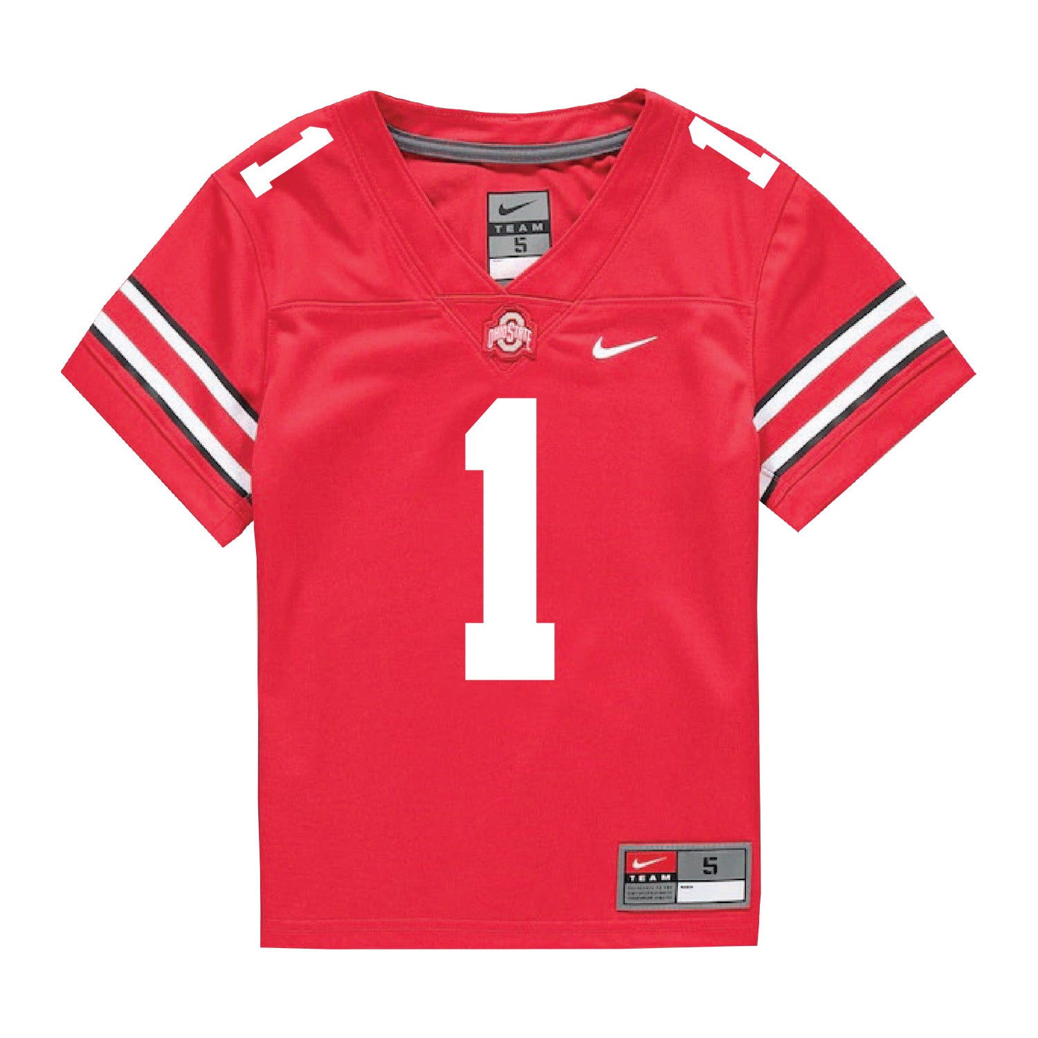 Ohio State Buckeyes Nike #20 Davison Igbinosun Student Athlete Scarlet Football Jersey - In Scarlet - Front View