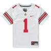Ohio State Buckeyes Nike #20 Davison Igbinosun Student Athlete White Football Jersey - In White - Front View