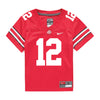 Ohio State Buckeyes Nike #12 Lincoln Kienholz Student Athlete Scarlet Football Jersey - In Scarlet - Front View
