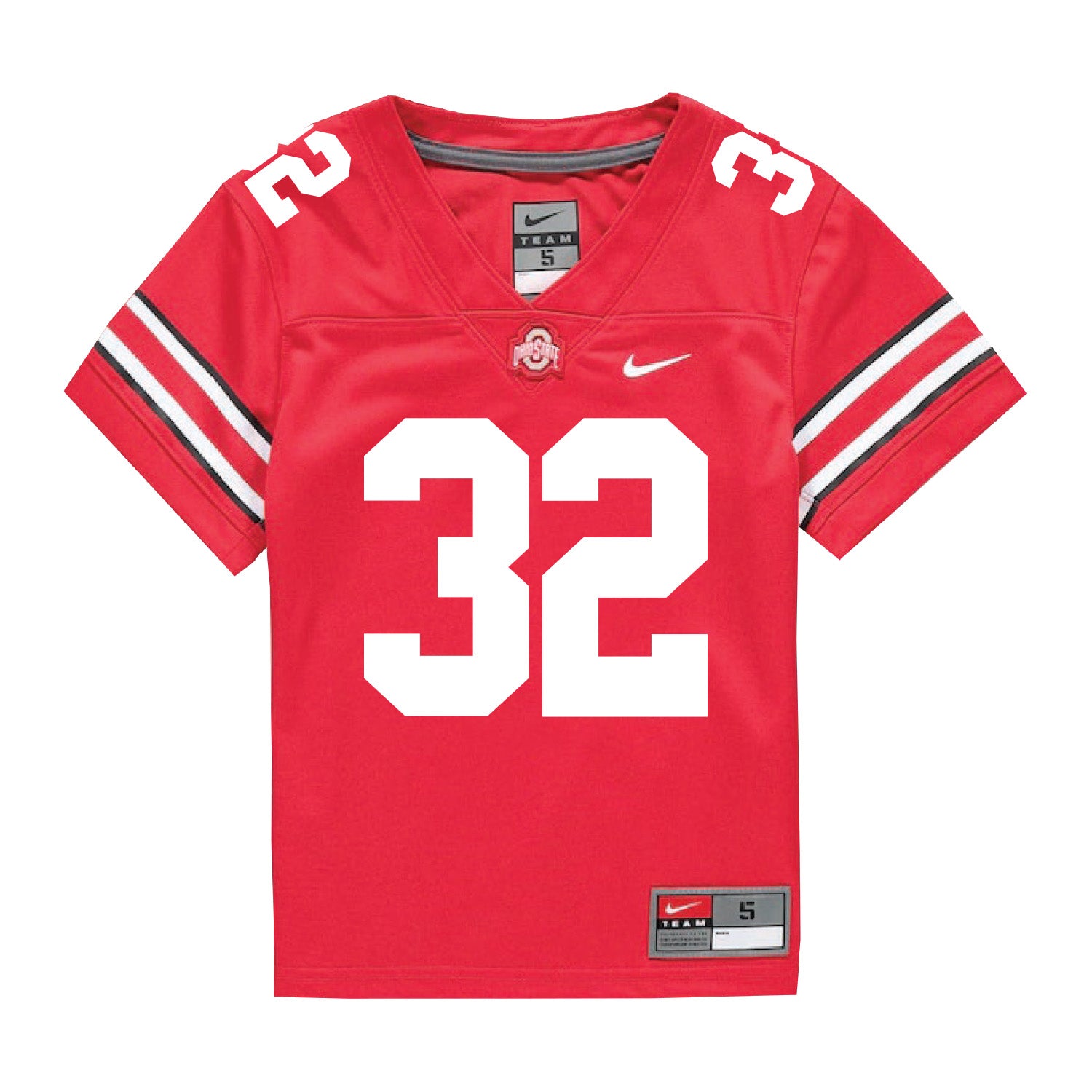 Ohio State Buckeyes Nike #32 Brenten Jones Student Athlete Scarlet Football Jersey - In Scarlet - Front View