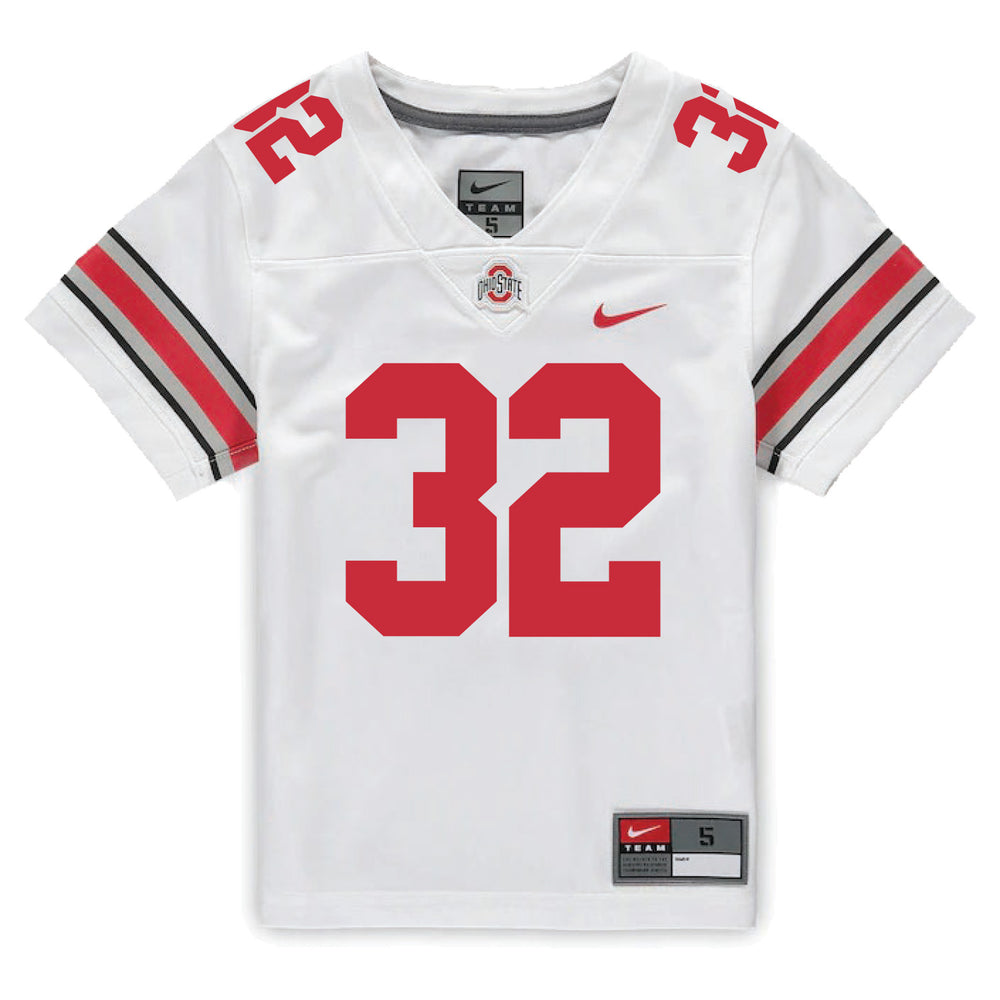 Youth Ohio State Buckeyes #32 TreVeyon Henderson Student Athlete Footb