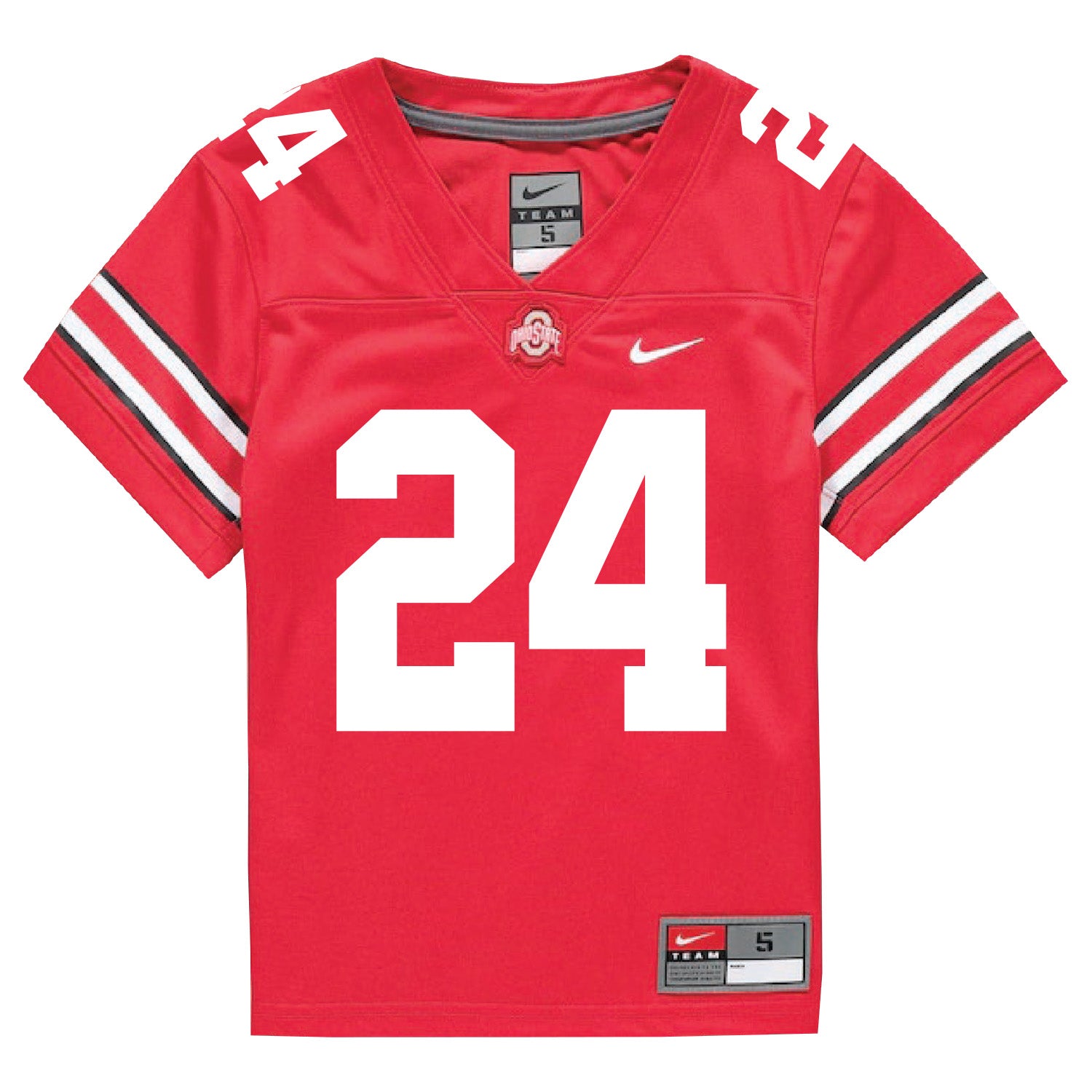 Ohio State Buckeyes Nike #24 Nolan Baudo Student Athlete Scarlet