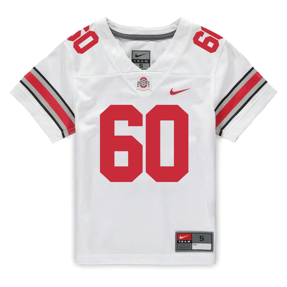 Ohio State Buckeyes Nike #69 Trey Leroux Student Athlete White