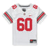 Ohio State Buckeyes Nike #60 Cade Casto Student Athlete White Football Jersey - In White - Front View