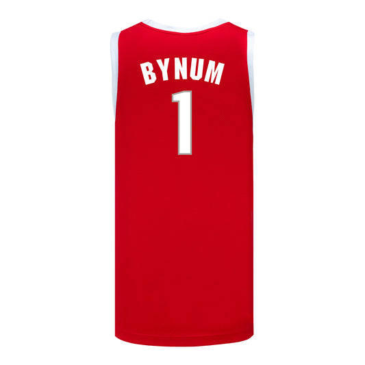 Ohio State Buckeyes #1 Amare Bynum Student Athlete Basketball Jersey - Back View