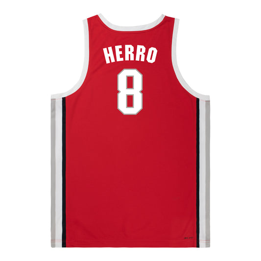 Ohio State Buckeyes #8 Myles Herro Student Athlete Basketball Jersey