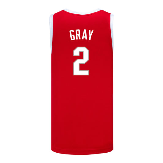 Ohio State Buckeyes Nike Women's Basketball Student Athlete #2 Chance Gray Scarlet Jersey - Back View