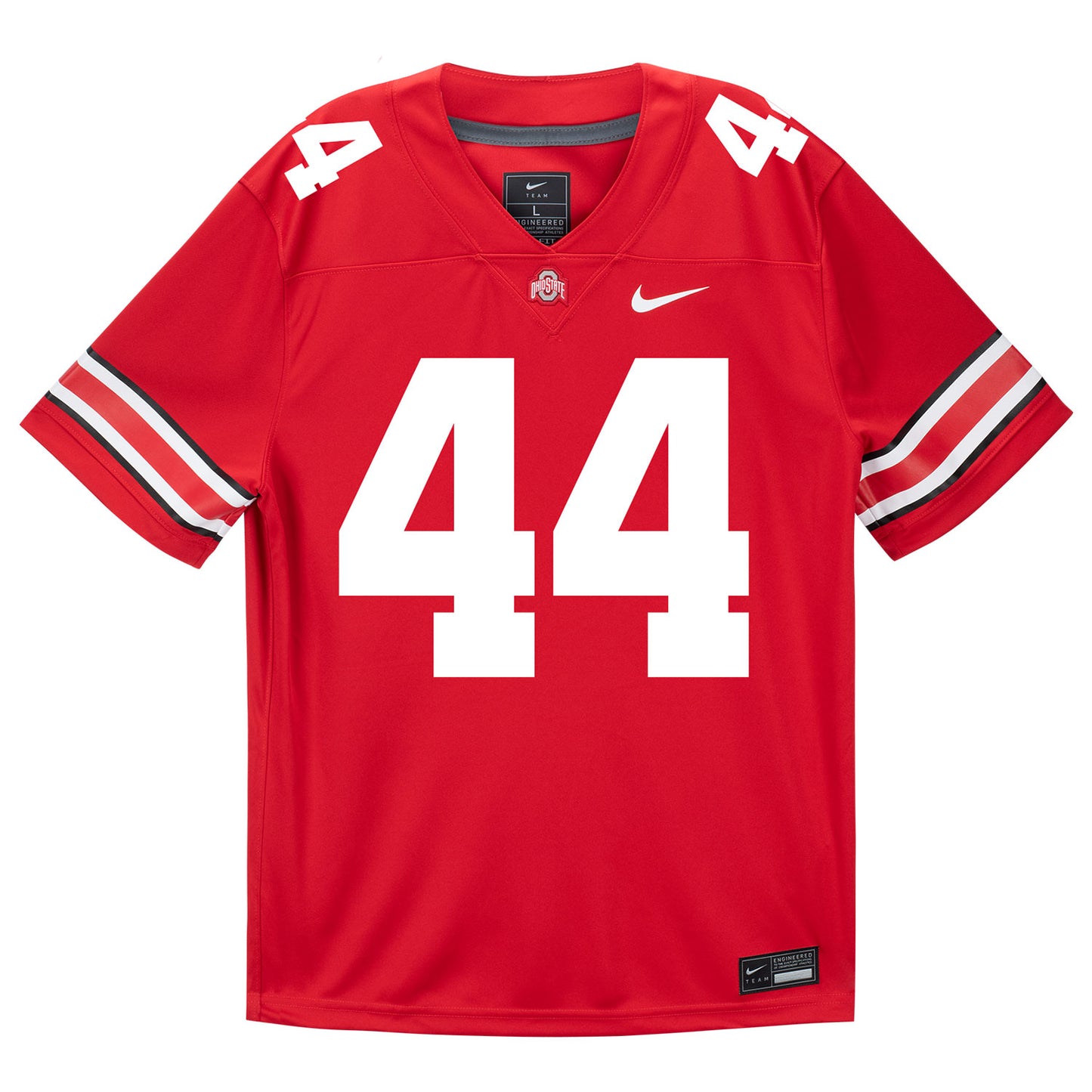 Ohio State Buckeyes Nike #44 Epi Sitanilei Student Athlete Scarlet Football Jersey - Front View