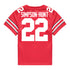 Ohio State Buckeyes Nike #22 Calvin Simpson-Hunt Student Athlete Scarlet Football Jersey - Back View