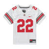 Ohio State Buckeyes Nike #22 Calvin Simpson-Hunt Student Athlete White Football Jersey - Front View