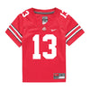 Ohio State Buckeyes Nike #13 Bryson Rodgers Student Athlete Scarlet Football Jersey - Front View