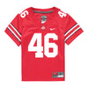 Ohio State Buckeyes Nike #46 Jace Middleton Student Athlete Scarlet Football Jersey - Front View