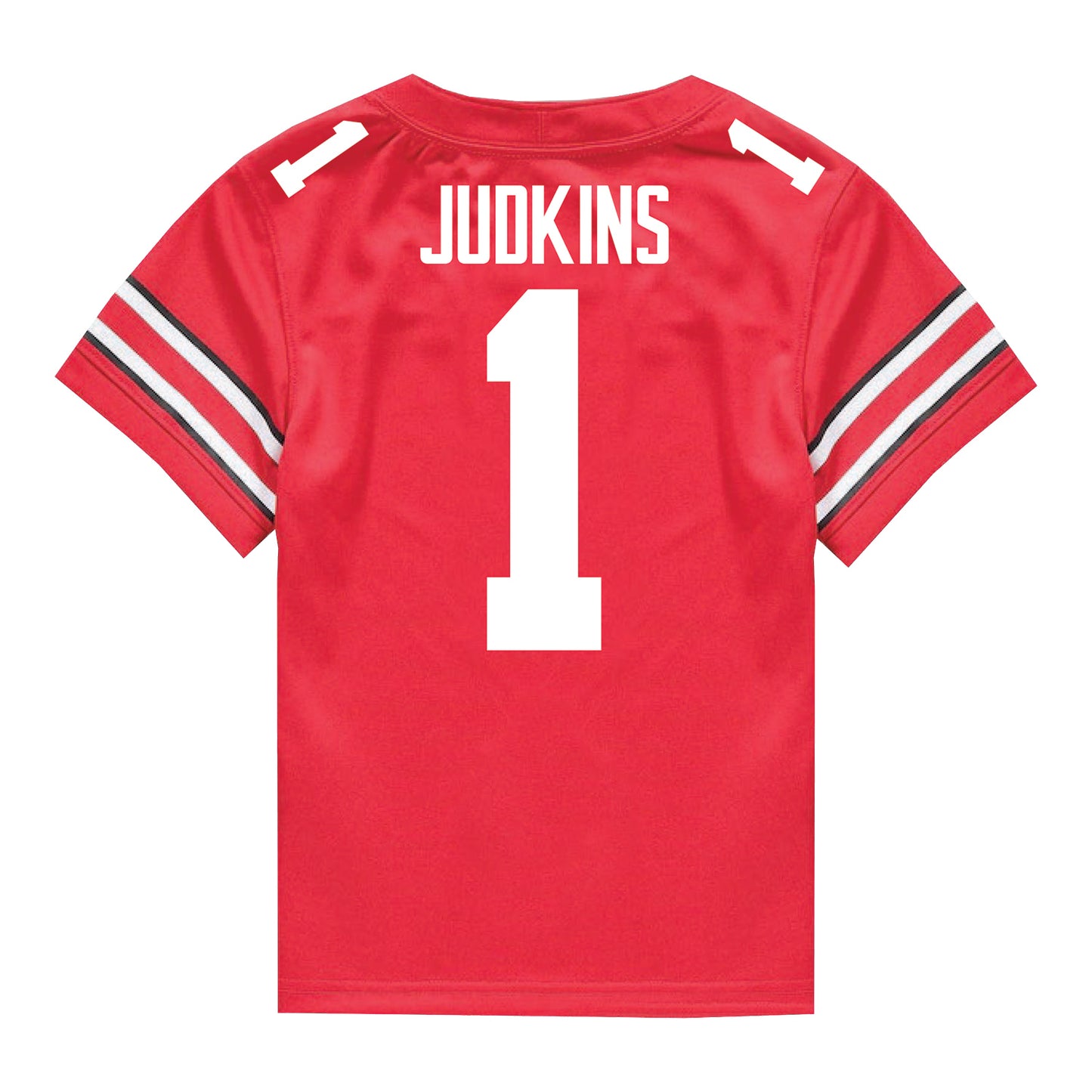 Ohio State Buckeyes Nike #1 Quinshon Judkins Student Athlete Scarlet Football Jersey - Back View