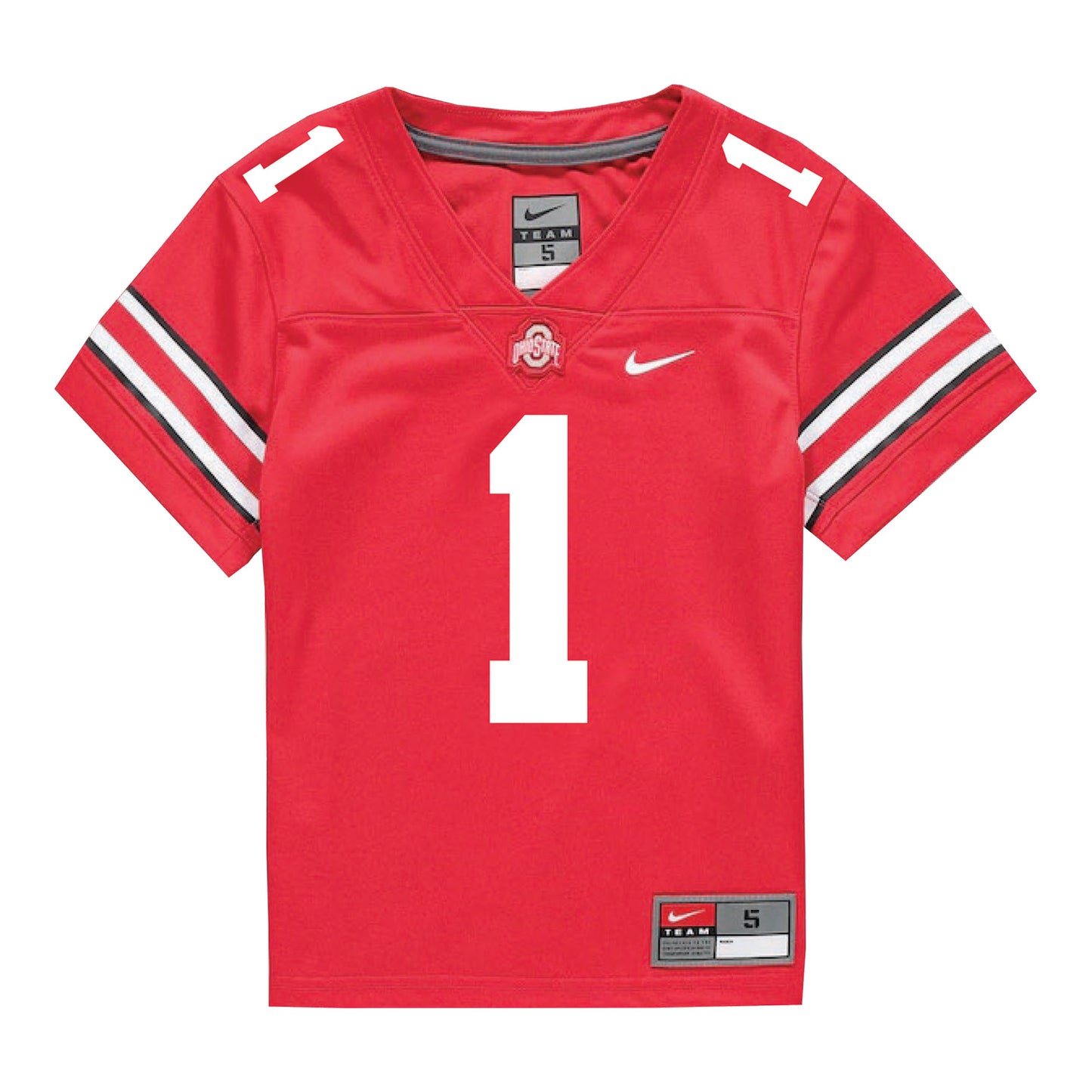 Ohio State Buckeyes Nike #1 Quinshon Judkins Student Athlete Scarlet Football Jersey - Front View