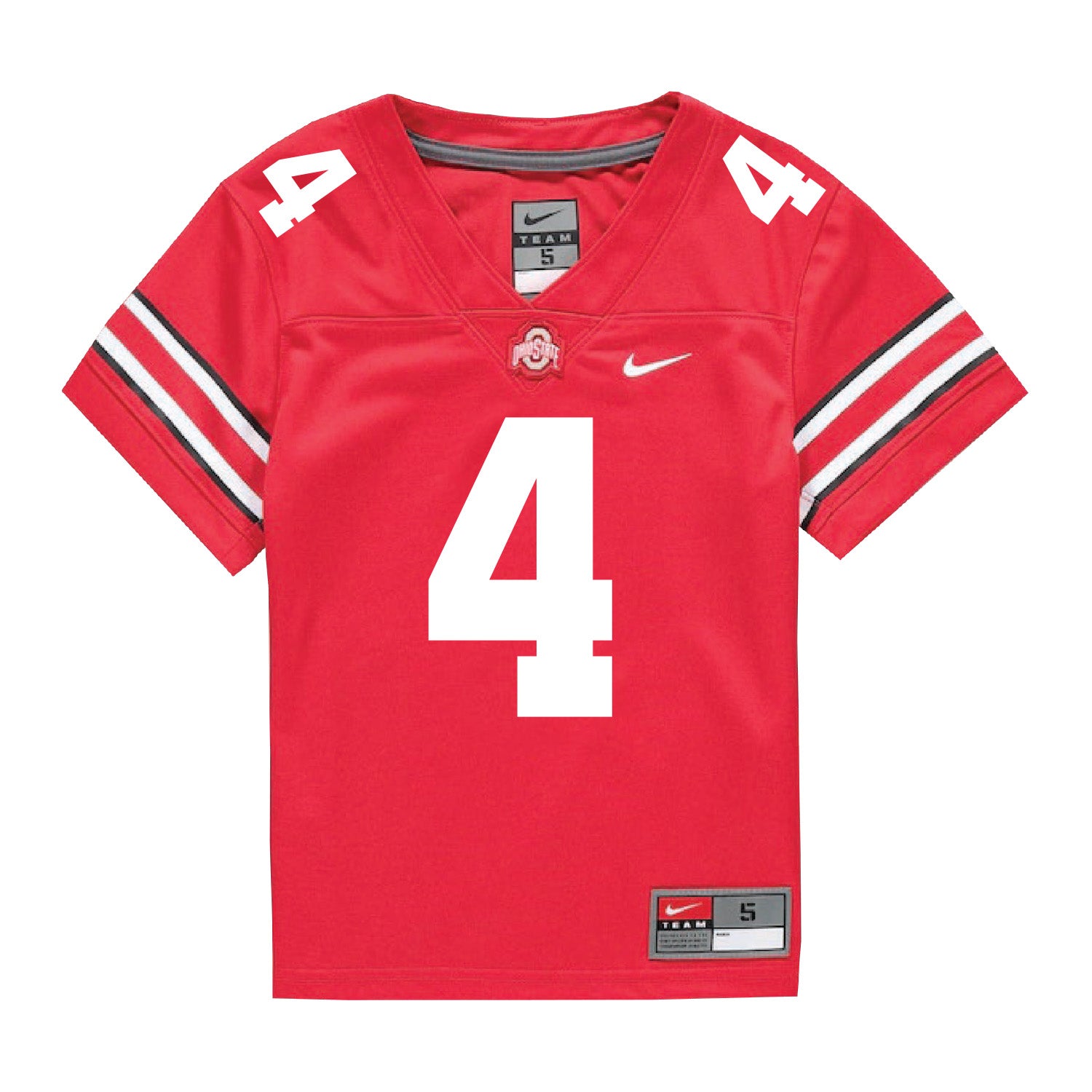 ohio state football gear Ohio State Buckeyes Nike #4 Jeremiah Smith Student Athlete Scarlet Foo