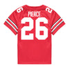 Ohio State Buckeyes Nike #26 Payton Pierce Student Athlete Scarlet Football Jersey - Back View