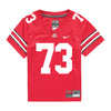 Ohio State Buckeyes Nike #73 Devontae Armstrong Student Athlete Scarlet Football Jersey - Front View