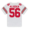 Ohio State Buckeyes Nike #56 Seth McLaughlin Student Athlete White Football Jersey - Back View