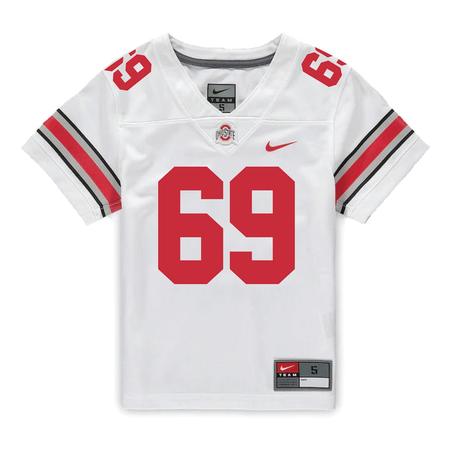 Ohio State Buckeyes Nike 69 Ian Moore Student Athlete White Football Shop OSU Buckeyes