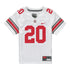 Ohio State Buckeyes Nike #20 James Peoples Student Athlete White Football Jersey - Front View