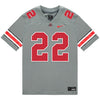 Ohio State Buckeyes Nike #22 Calvin Simpson-Hunt Student Athlete Gray Football Jersey - Front View