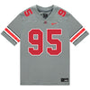 Ohio State Buckeyes Nike #95 Casey Magyar Student Athlete Gray Football Jersey - Front View