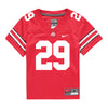 Ohio State Buckeyes Nike #29 Glorien Gough Student Athlete Scarlet Football Jersey - Front View