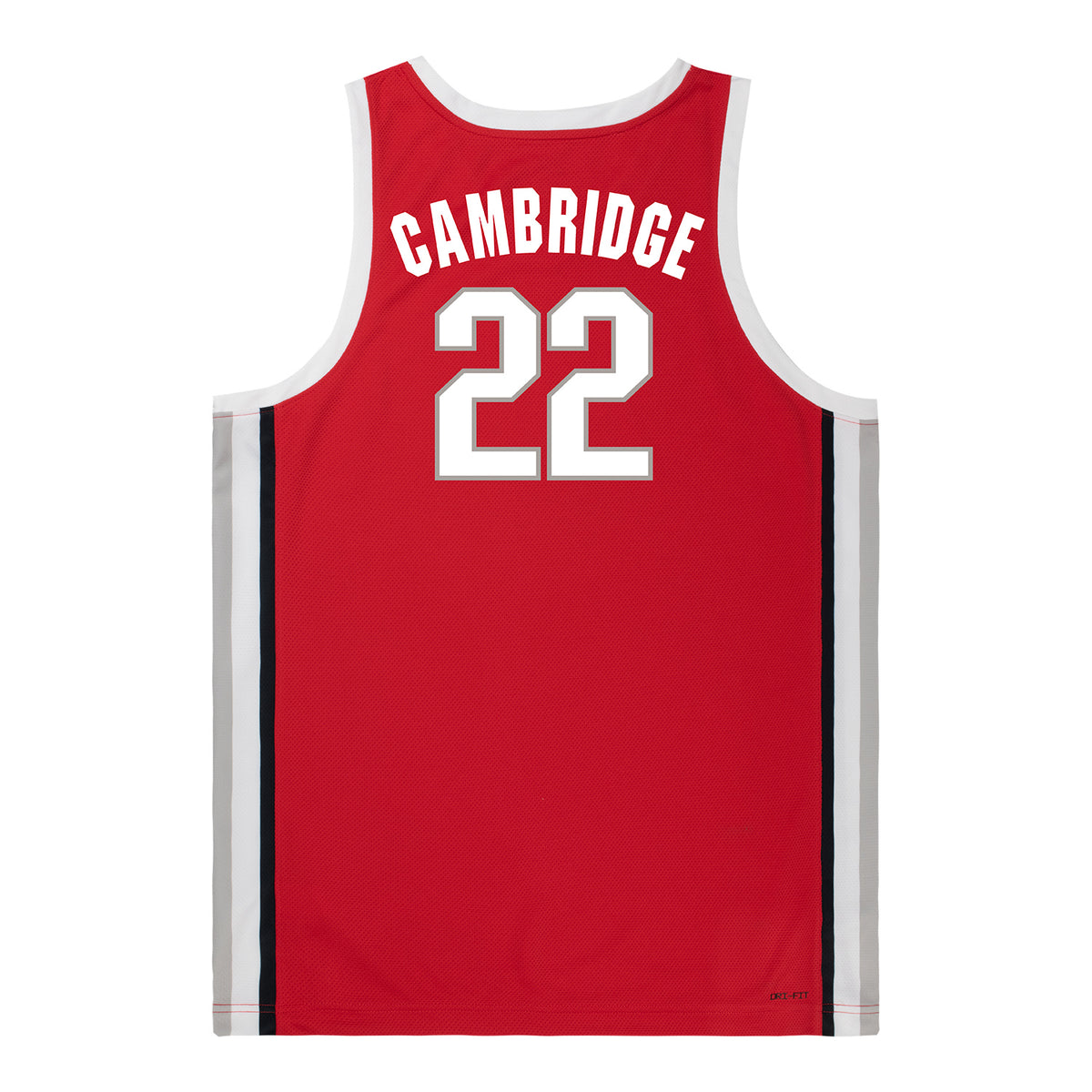 Ohio State Buckeyes Nike Women's Basketball Student Athlete #22 Jaloni Cambridge Scarlet Jersey