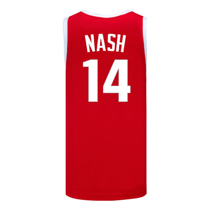 Ohio State Buckeyes Nike Basketball Student Athlete #14 Braylen Nash Scarlet Jersey - Back View