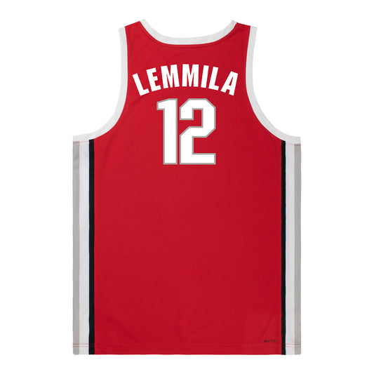 Ohio State Buckeyes Nike Women's Basketball Student Athlete #12 Elsa Lemmila Scarlet Jersey