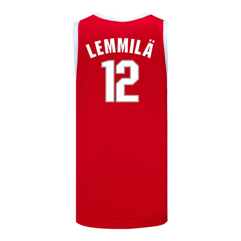 Ohio State Buckeyes Nike Women's Basketball Student Athlete #12 Elsa Lemmila Scarlet Jersey - Back View