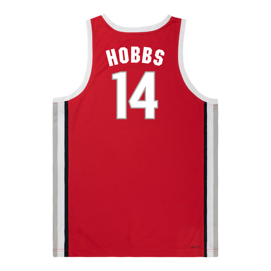 Ohio State Buckeyes Nike Women's Basketball Student Athlete #14 Ella Hobbs Scarlet Jersey