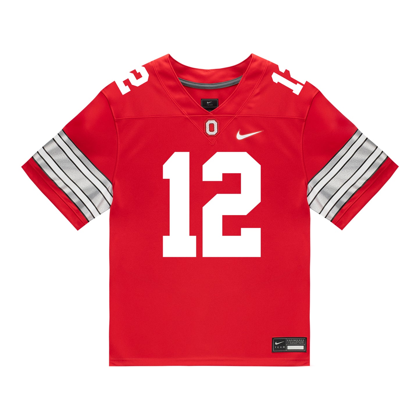 Ohio State Buckeyes Nike #12 Beau Atkinson Student Athlete Scarlet Football Jersey