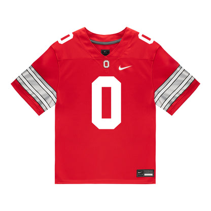 Ohio State Buckeyes Nike #0 Brandon Inniss Student Athlete Scarlet Football Jersey