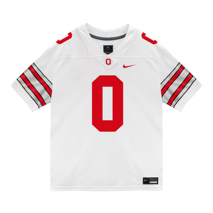 Ohio State Buckeyes Nike #0 Brandon Inniss Student Athlete White Football Jersey