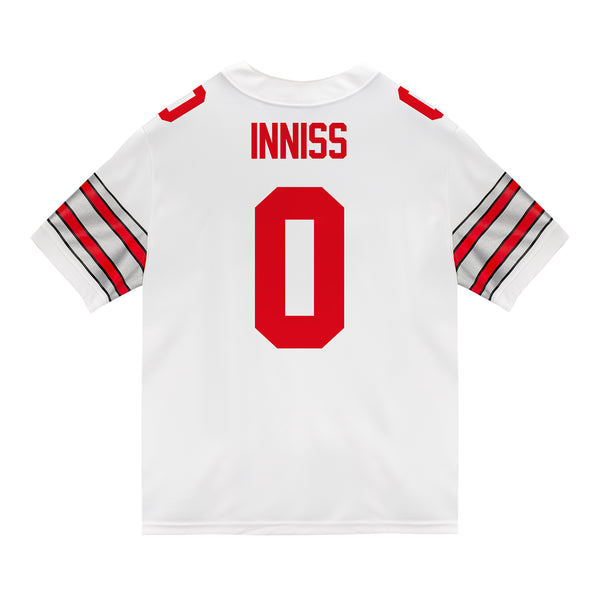 Ohio State Buckeyes Nike #0 Brandon Inniss Student Athlete White