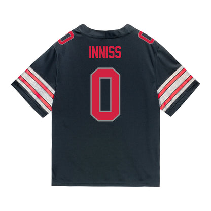 Ohio State Buckeyes Nike #0 Brandon Inniss Student Athlete Black Football Jersey