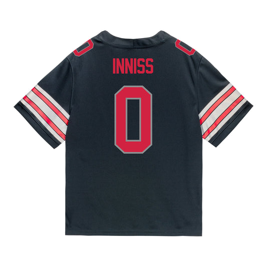 Ohio State Buckeyes Nike #0 Brandon Inniss Student Athlete Black Football Jersey